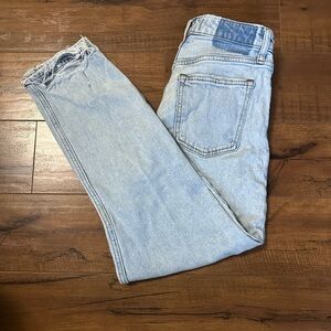Abercrombie & Fitch Light Blue Ankle Jeans